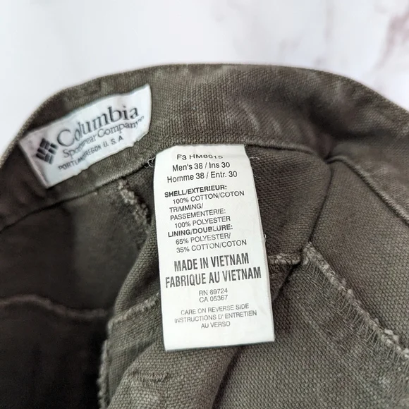 Columbia Pant Men 38X30 Briar Double Knee Brush Work Hunting Field Camp Tactical - Picture 9 of 11